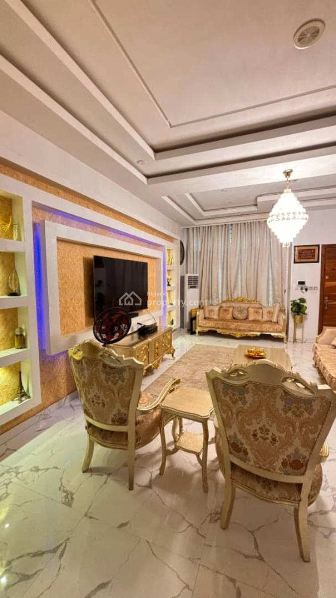 Luxury Furnished 5-bedroom Semi-detached Duplex with Bq, Chevron, Lekki, Lagos, Semi-detached Duplex for Rent