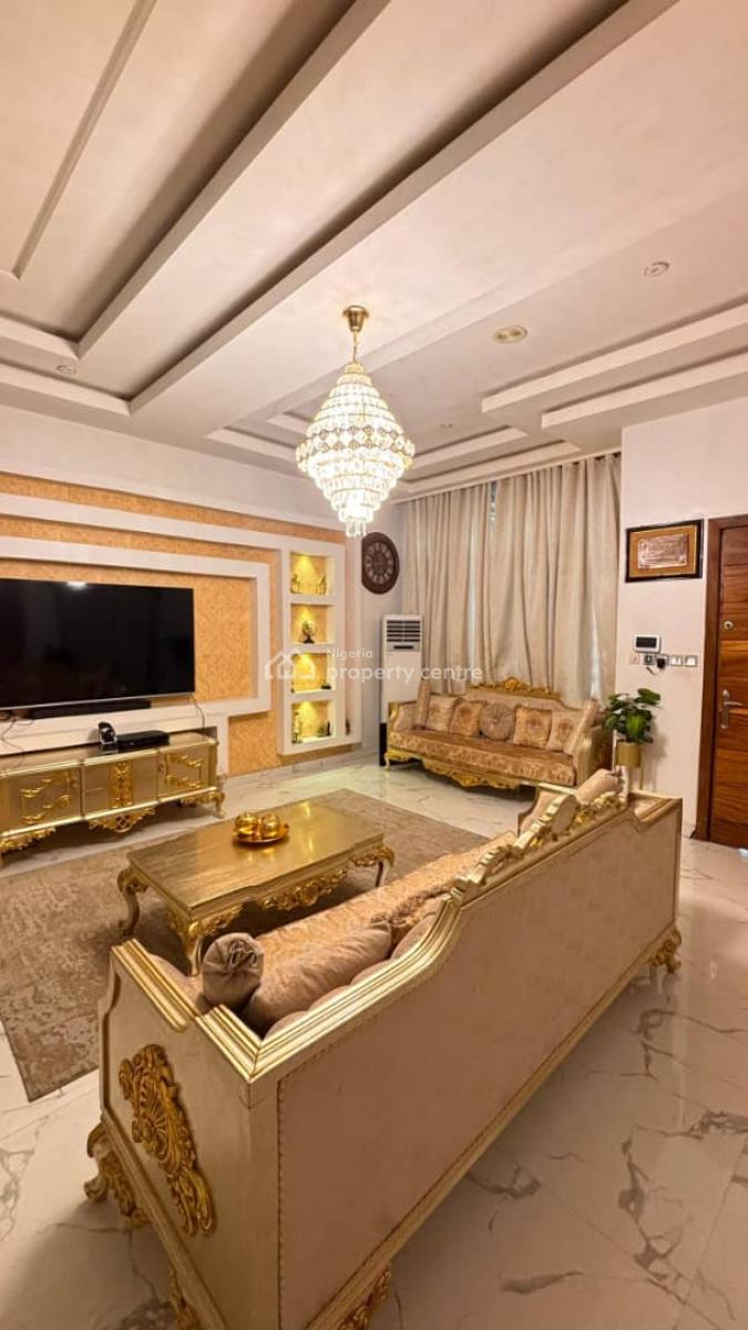 Luxury Furnished 5-bedroom Semi-detached Duplex with Bq, Chevron, Lekki, Lagos, Semi-detached Duplex for Rent