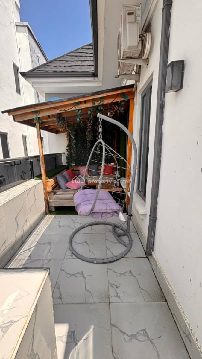 Luxury Furnished 5-bedroom Semi-detached Duplex with Bq, Chevron, Lekki, Lagos, Semi-detached Duplex for Rent