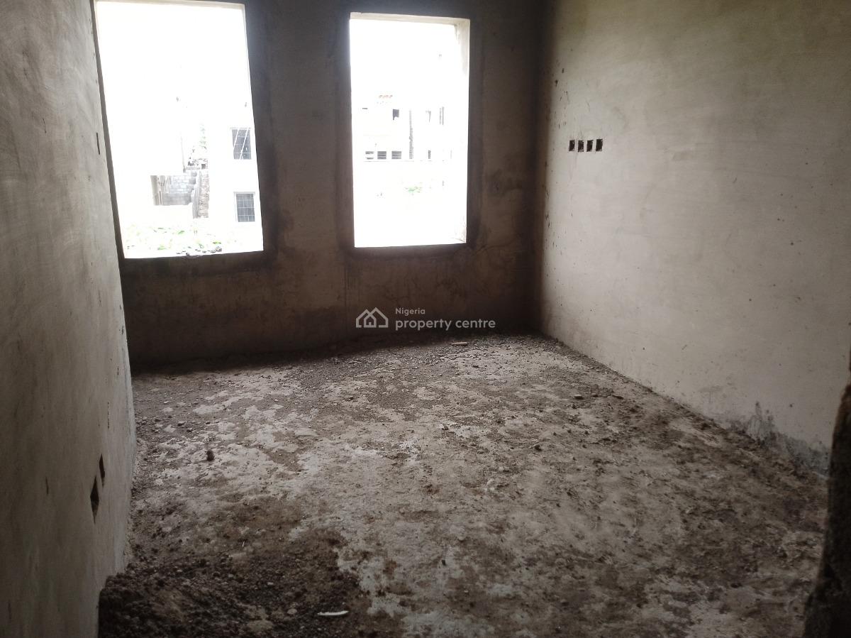 Three Bedroom Duplex with Bq(carcasse), Behind Living Faith Church, Life Camp, Abuja, Semi-detached Duplex for Sale