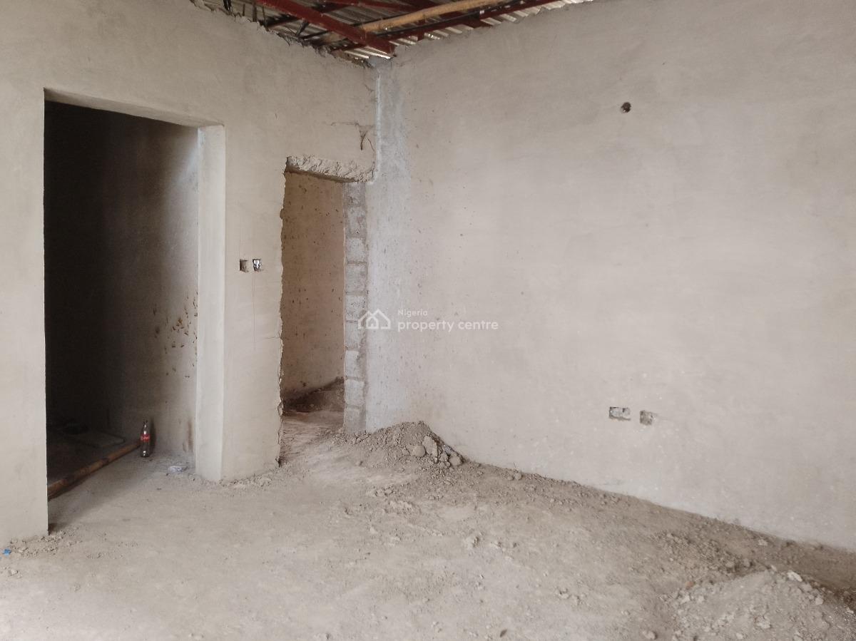 Three Bedroom Duplex with Bq(carcasse), Behind Living Faith Church, Life Camp, Abuja, Semi-detached Duplex for Sale