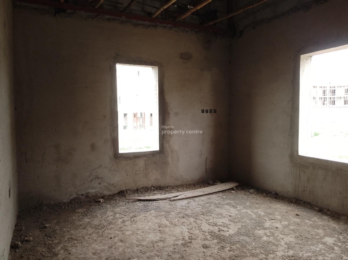 Three Bedroom Duplex with Bq(carcasse), Behind Living Faith Church, Life Camp, Abuja, Semi-detached Duplex for Sale