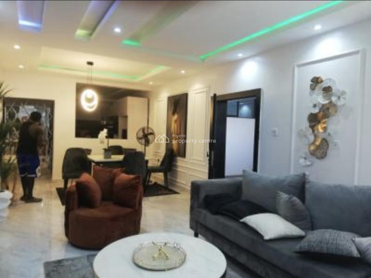 Service & Furnished 2bedroom Apartment, Osapa By Bar, Osapa, Lekki, Lagos, House for Rent