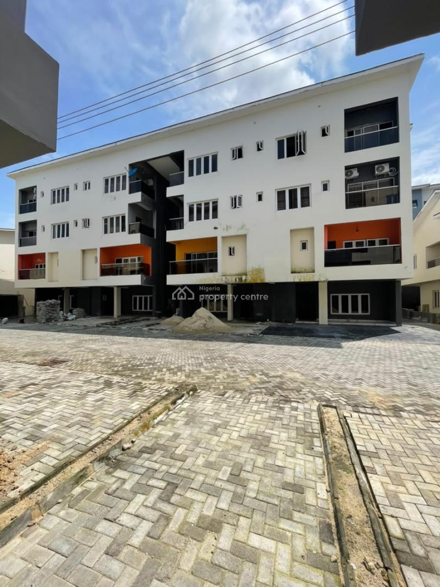 Exquisite 3 Bedroom Terrace Duplex with Bq, Ikate, Lekki, Lagos, Terraced Duplex for Rent
