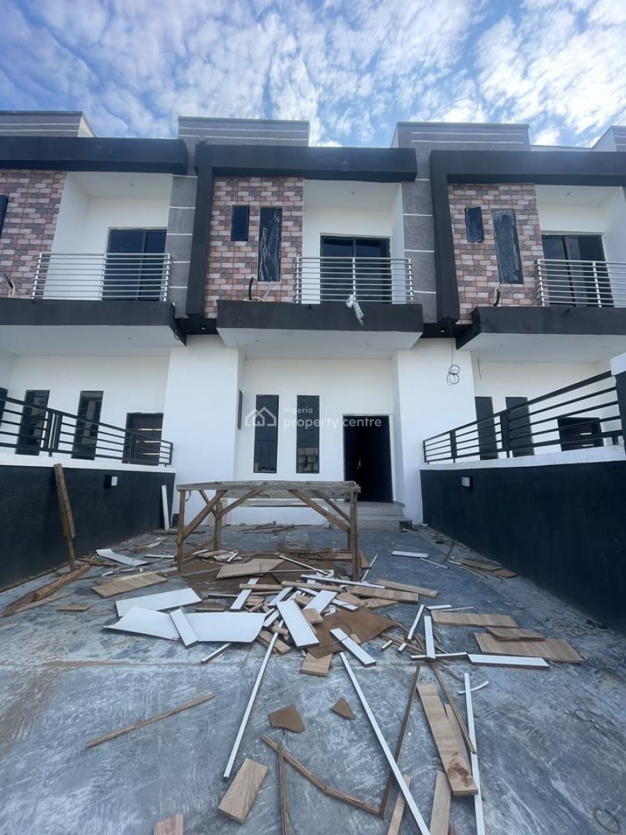 ! Unit Left of a Lovely 2 Bedroom Terrace Duplex with a Room Bq, Abraham Adesanya, Ajah, Lagos, Terraced Duplex for Sale