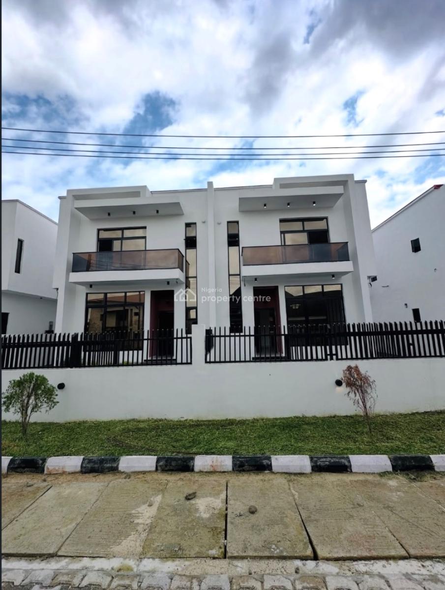 Brand New 4 Bedroom Family Home in a Very Serene & Secured Estate, Blenco Axis, Sangotedo, Ajah, Lagos, Semi-detached Duplex for Sale