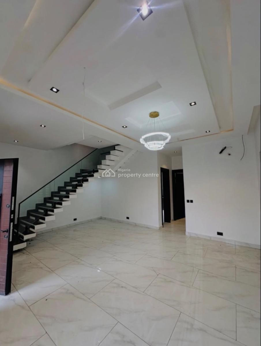 Brand New 4 Bedroom Family Home in a Very Serene & Secured Estate, Blenco Axis, Sangotedo, Ajah, Lagos, Semi-detached Duplex for Sale