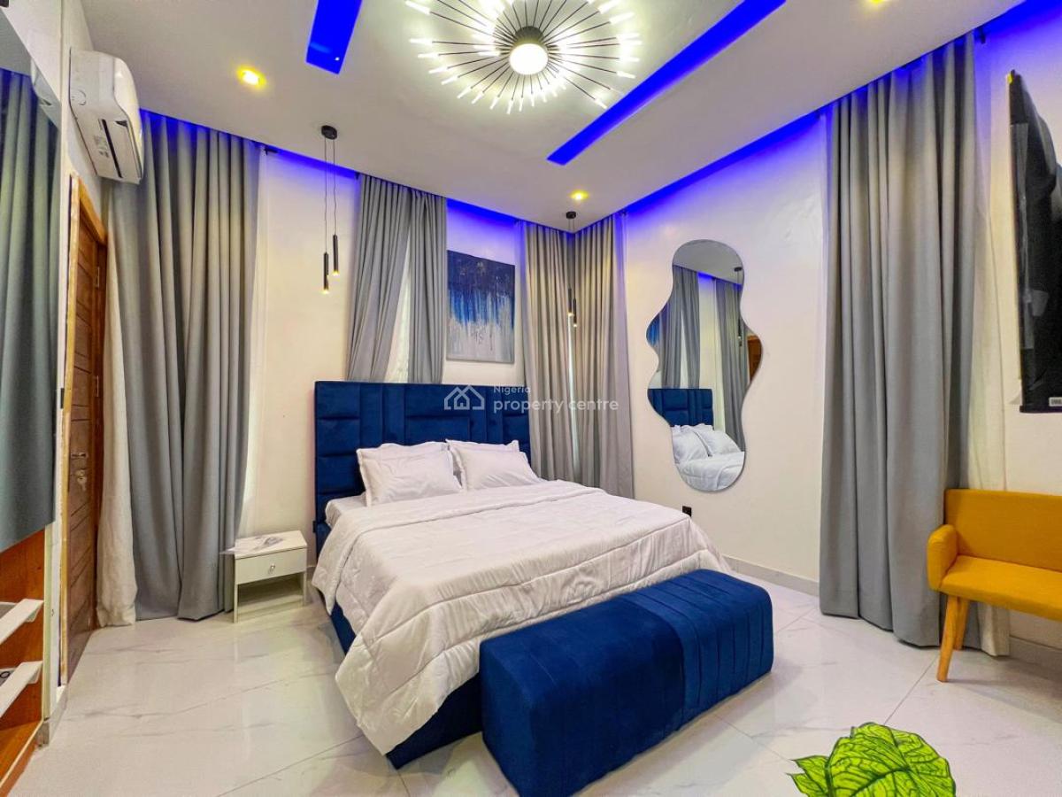 Fully Furnished 3 Bedroom Duplex with Swimming Pool, Party Lounge, Sage View House, Off Alpha Beach Road, Lekki, Lagos, Semi-detached Duplex for Rent