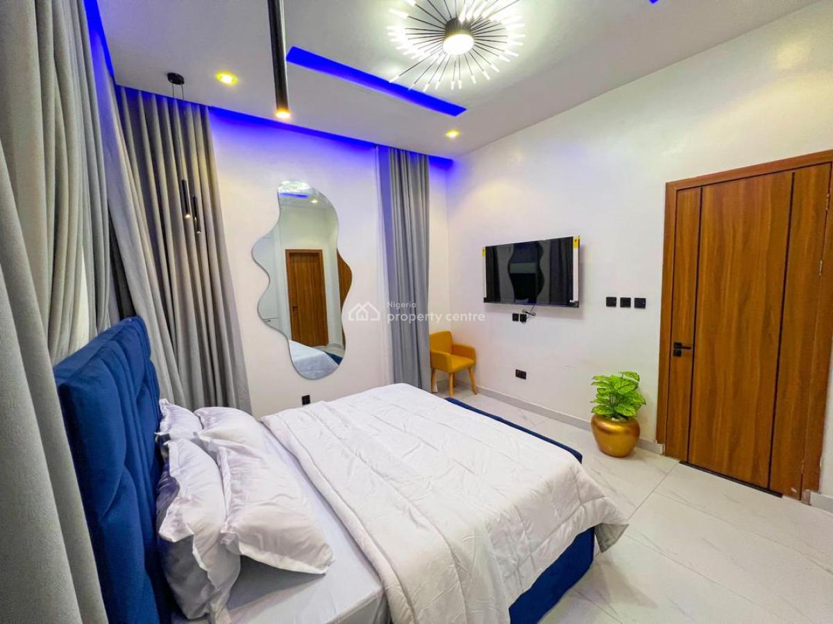 Fully Furnished 3 Bedroom Duplex with Swimming Pool, Party Lounge, Sage View House, Off Alpha Beach Road, Lekki, Lagos, Semi-detached Duplex for Rent