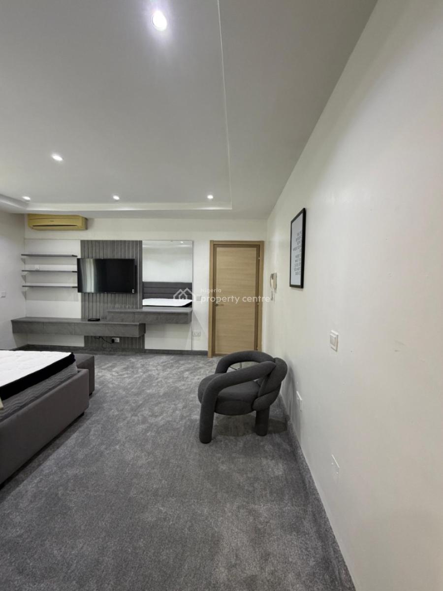 Fully Furnished 1 Bed Apartments (comes with Balcony) Pool, Gym, 2nd Avenue, Ikoyi, Lagos, Mini Flat (room and Parlour) for Rent