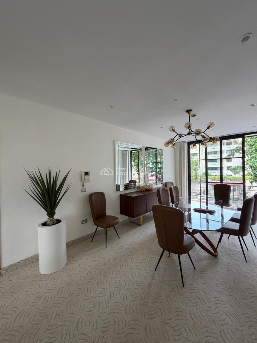 Furnished 3-bed Apartments with Office, Pool, Gym, Lift, Playground, Ikoyi, Lagos, Flat / Apartment for Rent