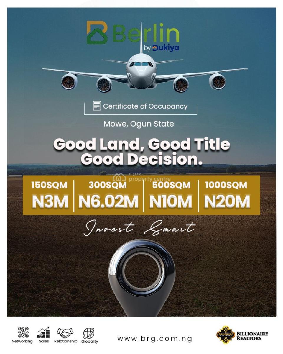 Premium Plots Available, Abaren, Mowe Town, Ogun, Residential Land for Sale