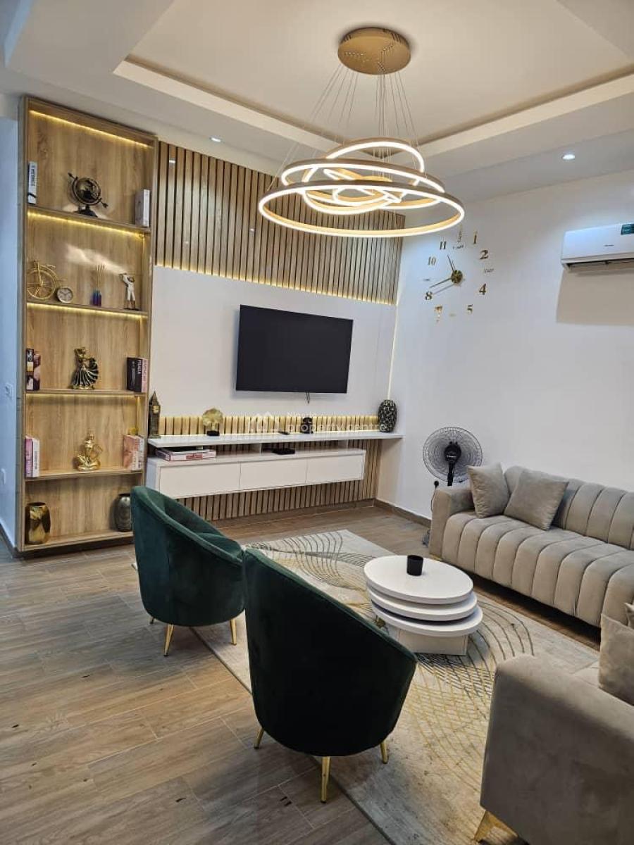 Fully Furnished 2 Bedroom Apartment with Smart Lock, Ologolo Lekki Lagos, Ologolo, Lekki, Lagos, Flat / Apartment for Rent
