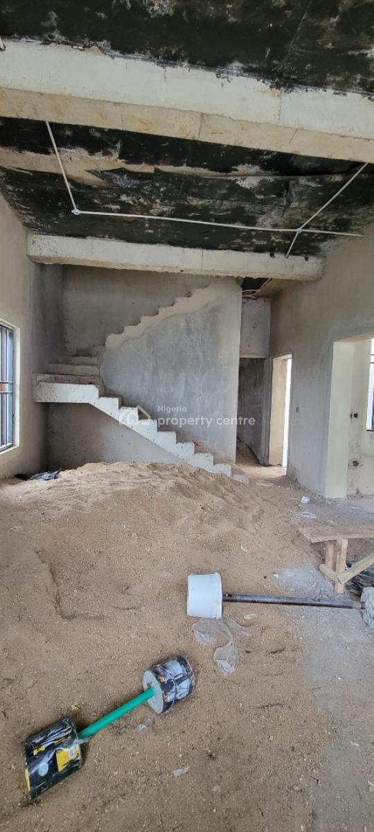 Semi-finished 4-bedroom Terrace + Bq, Katampe (main), Katampe, Abuja, Terraced Duplex for Sale