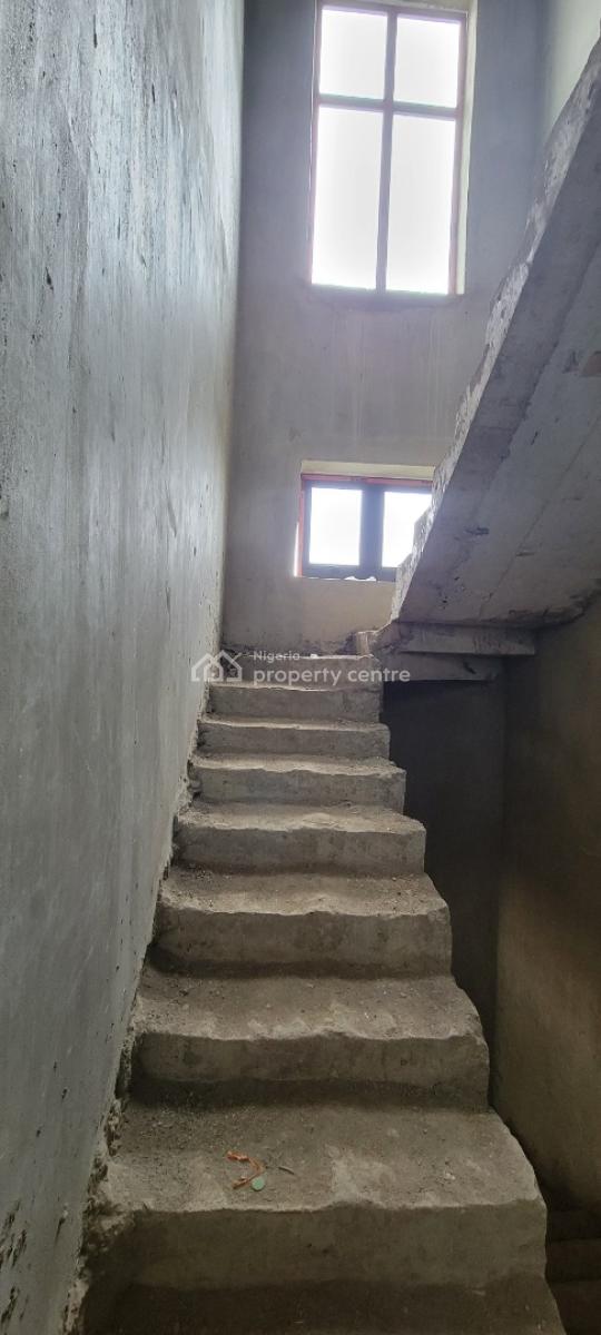 Semi-finished 4-bedroom Terrace + Bq, Katampe (main), Katampe, Abuja, Terraced Duplex for Sale
