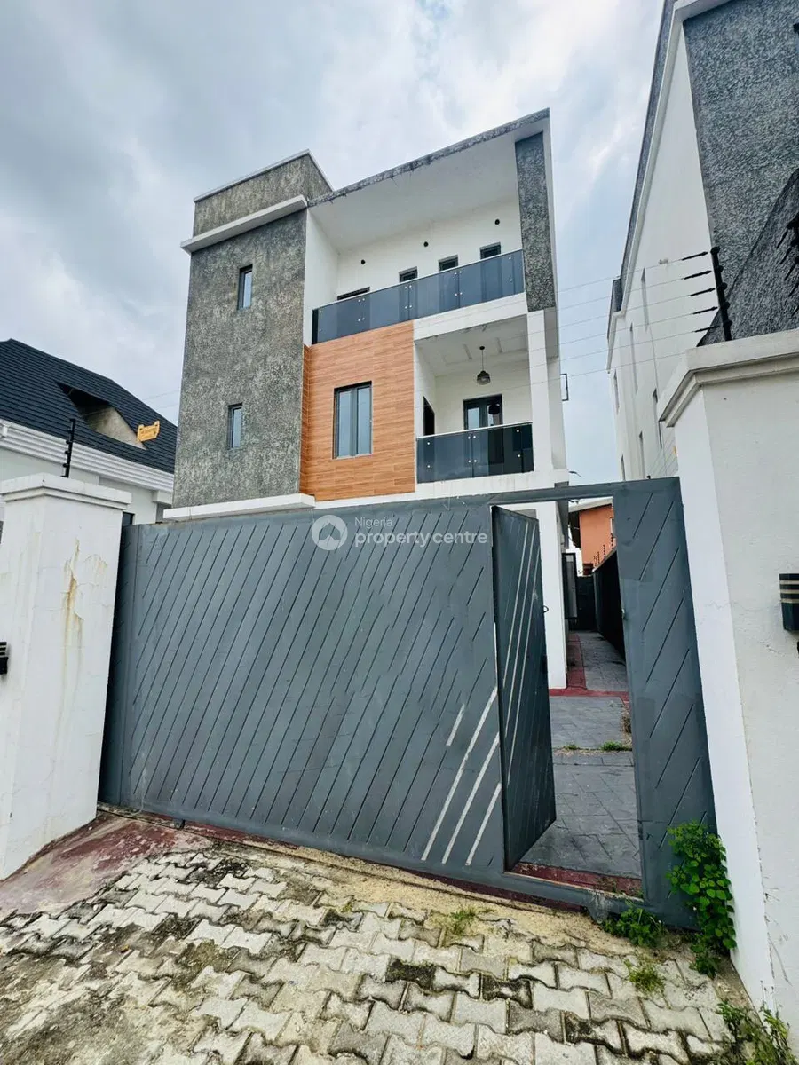 Newly Built 5-Bedroom Fully Detached Duplex with BQ, Gatehouse & Study
