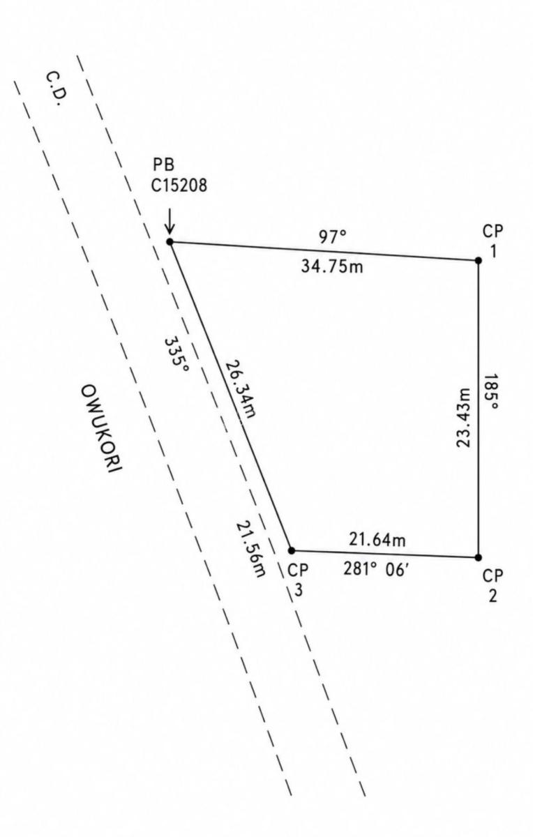 Residential Land Measuring 637.7SQM