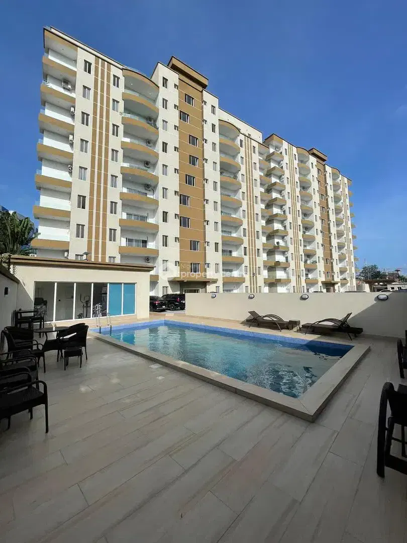 Furnished & Serviced 3 Bedroom Penthouse + BQ, Swimming Pool — Victoria Island (VI), Lagos