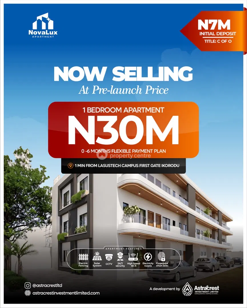1 Bedroom Mini Flat — First Gate, Lasustech, Ikorodu, Lagos