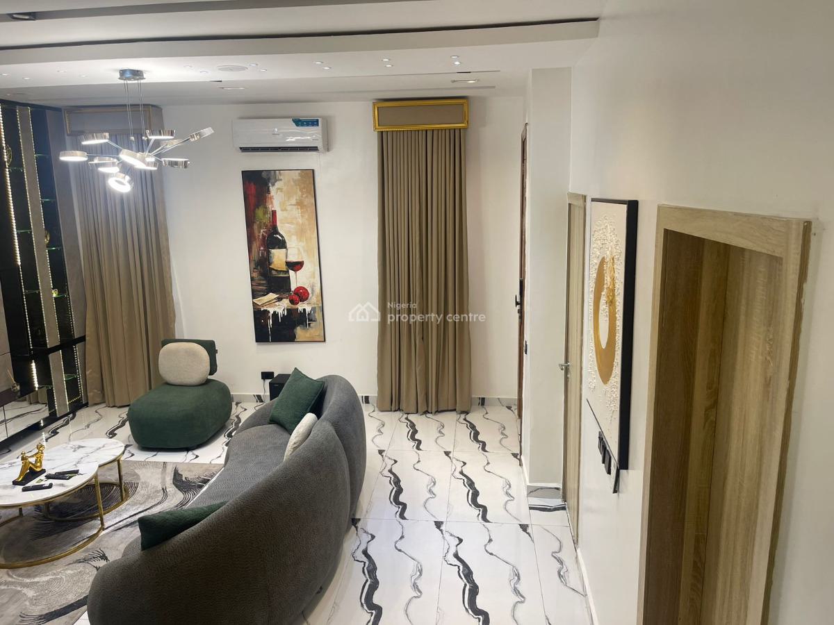Luxury 4 Bedroom Terrace, an Excellent Facilities, Lekki Palm City, Ajah, Lagos, Terraced Duplex Short Let