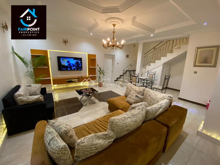 Furnished 3 Bedroom Apartment  (party Inclusive), Lekki, Lagos, Flat / Apartment Short Let