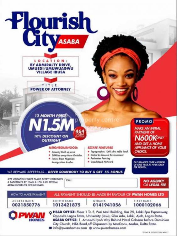 For Sale 100 Dry Land, By Admiralty Drive, Umuedi/ Umuwuagwu Town