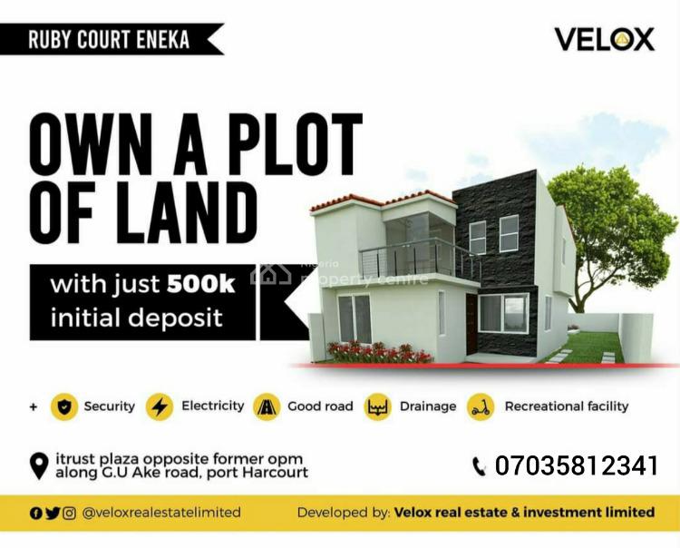 For Sale Land, Ruby Court Estate, Off Enekaigwuruta Airport Road, By