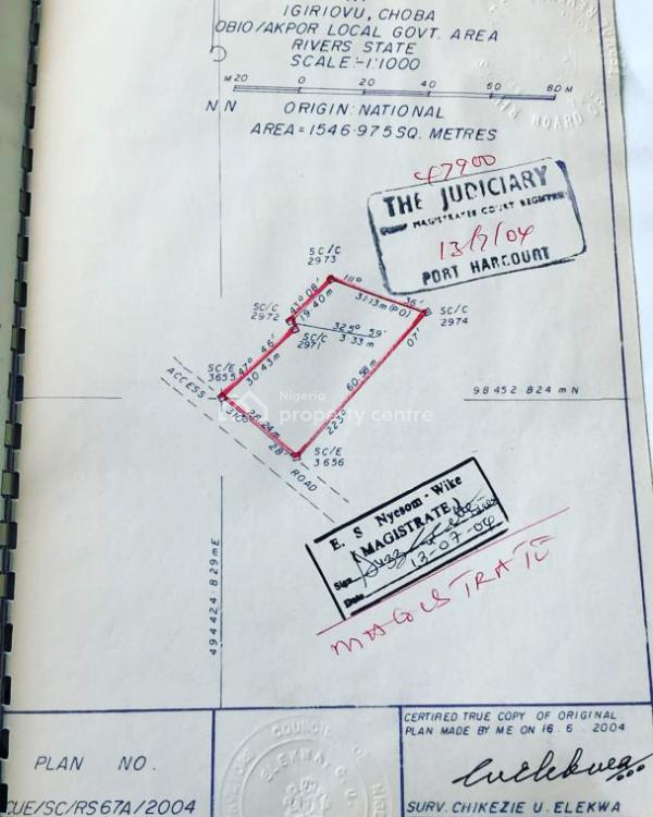 For Sale 3 And Quarter (¼) Plots Of Land, University Of Port Harcourt