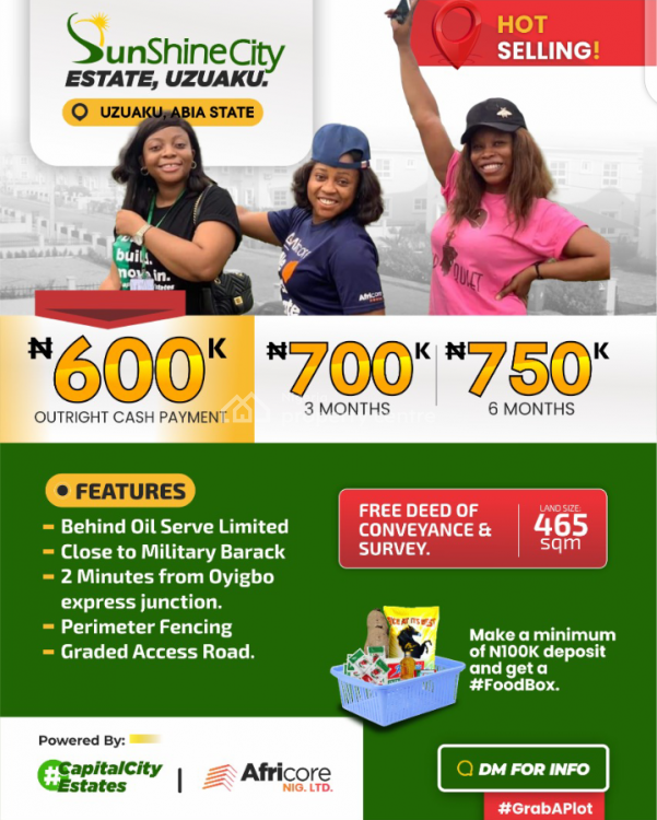 For Sale Land, Uzuaku Sunshine City Estate, Aba, Abia Nigeria