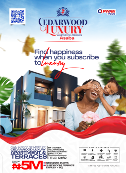 House, Cedarwood Luxury Apartment and Terraces Summit Junction Opp. Kia Moto, Asaba, Delta, Terraced Duplex for Sale