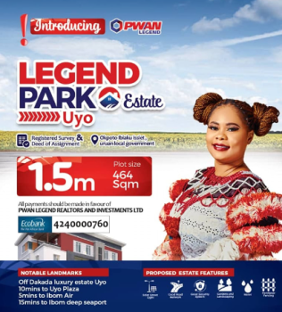 Beautiful Plots of Land, Ibiaku Issiet, Off Airport Road, Uyo, Akwa Ibom, Residential Land for Sale