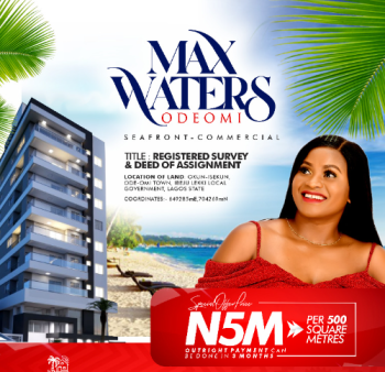Ocean View Commercial Plots, Okun- Isekun, After La Campange Resort, Ode Omi, Ibeju Lekki, Lagos, Commercial Land for Sale