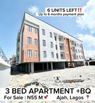 Serviced 3 Bedroom Apartment with a Bq Installmental Payment Is Allowed, Ajah, Lagos, Flat / Apartment for Sale