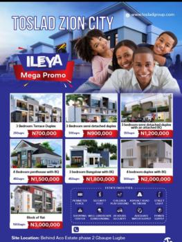 4 Bedroom Penthouse with Bq Plot, Behind Aco Estate, Lugbe District, Abuja, Residential Land for Sale