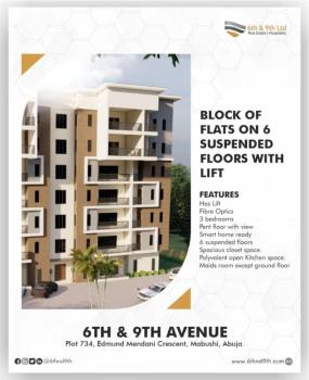 Smart 3 Bedrooms with Bq in a Serene Estate, Mabushi, Abuja, Block of Flats for Sale