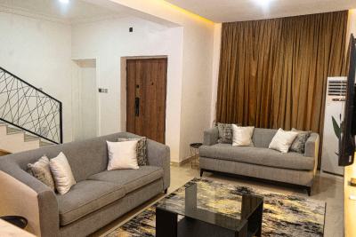 Two Bedroom Beach / Ocean View, New Horizon 2 Estate - Off Coastal Road, Ikate, Lekki, Lagos, Terraced Duplex Short Let