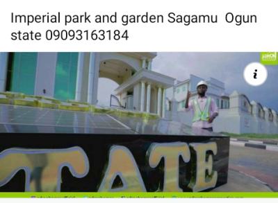 Estate Land on Promo Discount, Regal College Road Ojogiri, Imperial Park and Gardens Estate, G.r.a Quarters, Sagamu, Ogun, Mixed-use Land for Sale