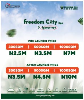 500sqm Dry Land with Freehold and C of O in View, Igboye, Epe, Lekki Expressway, Lekki, Lagos, Residential Land for Sale