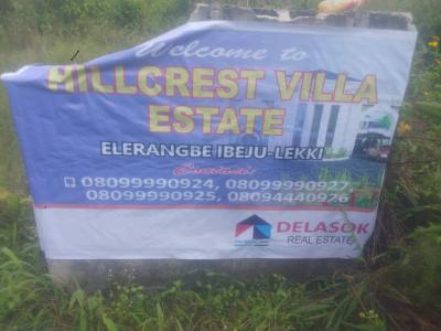 Land Promo, Buy 1,get 1 Free, Hillcrest Villa Estate, Eleranigbe, Ibeju Lekki, Lagos, Land for Sale