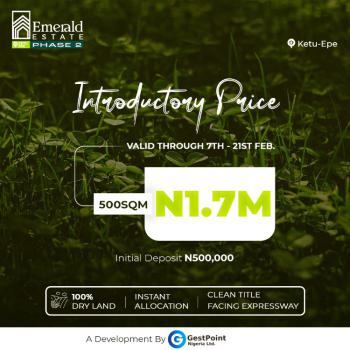 Plots of Land, Emerald Estate Phase  2, Epe, Lagos, Residential Land for Sale