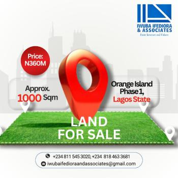 Premium Land, Plot 3, Block 1e, Phase 1, Orange Island, Lekki, Lagos, Residential Land for Sale
