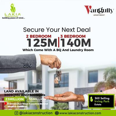 on Going Construction of 3 Bedroom with Laundry Room + Bq, Vangully Apartments, Abraham Adesanya, Ajah, Lagos, Block of Flats for Sale