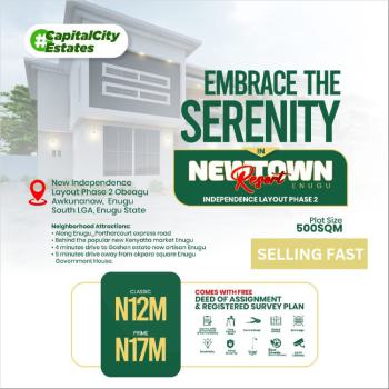 Beautiful Genuine Land, Newtown Resort Estate Enugu Independence Layout Phase 2 Obeagu, Ogui New Layout, Enugu, Enugu, Mixed-use Land for Sale