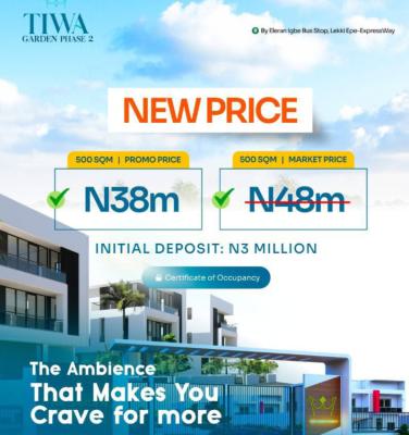 100% Dry Land with Instant Allocation, Tiwa Garden, Ibeju Lekki, Lagos, Mixed-use Land for Sale
