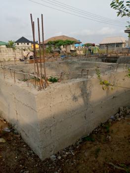 a Developed, More Than a Quarter Plot of Dry Land with a Foundation, Onosa, Ibeju Lekki, Lagos, Residential Land for Sale