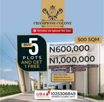 Buy 5 and Get 1 Free, Champions Colony, Epe, Lagos, Mixed-use Land for Sale