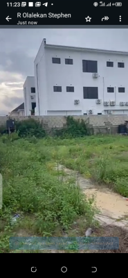 a Fenced Table Land of 1,200sqm Situated, Castle and Temple Street, Lekki Phase 1, Lekki, Lagos, Residential Land for Sale