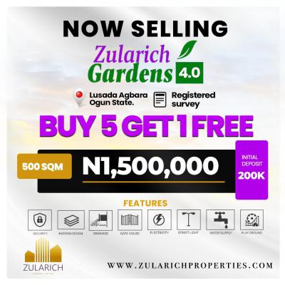 Affordable Land in a Perfect Location, Lusada, Agbara, Ado-odo/ota, Ogun, Mixed-use Land for Sale