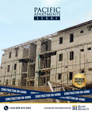 Two-bedroom Apartment, Atlantic View Estate Off Alpha Beach, Igbo Efon, Lekki, Lagos, Flat / Apartment for Sale