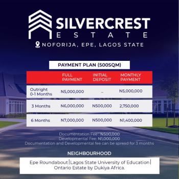 Land, Silvercest Estate, Noforija, Epe, Lagos, Residential Land for Sale